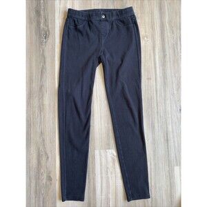 Simply Vera Wang Jeans Womens Sz SML Black Skinny Stretch Mid Rise Pockets 28x28